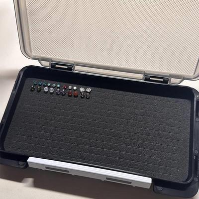 耳针收纳盒小型首饰盒耳环耳坠收纳神器海绵孔饰品可携式展示框收