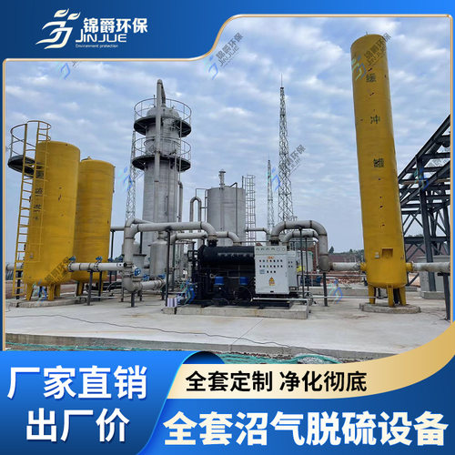 沼气工程脱硫脱水净化设备 干法脱硫罐 沼气干式脱硫塔 锦爵环保