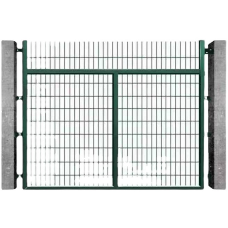 铁路防护栅栏方管框架护栏网水泥立柱隔离网监狱铁丝网机场围栏网