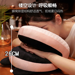 卡通冰丝午睡枕办公室午休趴枕小学生上班族专用睡觉枕头夏季透气