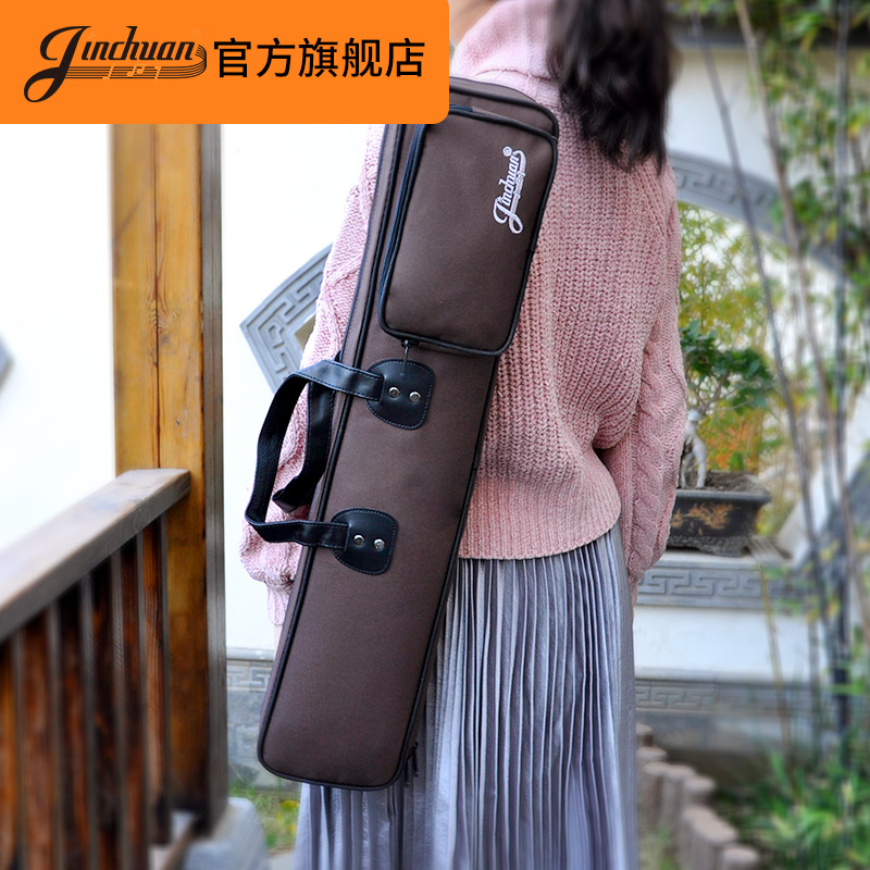 jinchun笛包 加棉加厚七支装7cm笛子包提拎肩背便携竹笛包