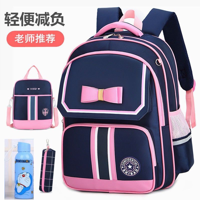 22新款书包小学生女孩一二三到六年级护脊儿童女孩防水轻便减负