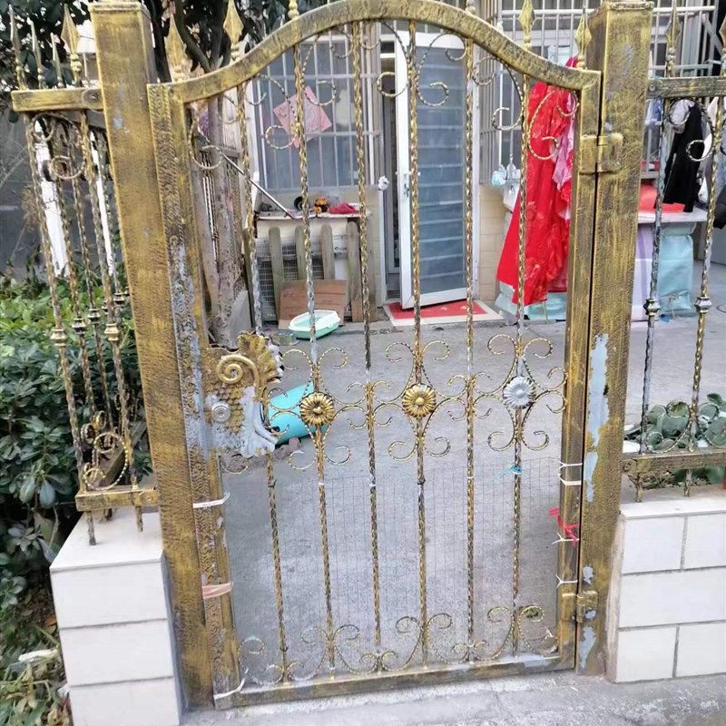 别墅大门庭院门铝艺欧式花园入户门铝合金乡村院子铁艺围墙