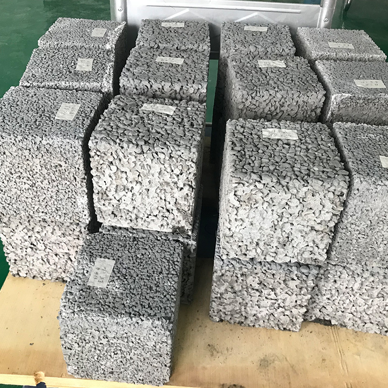 透水混凝土试压块送检C0CC20抗压抗折透水率