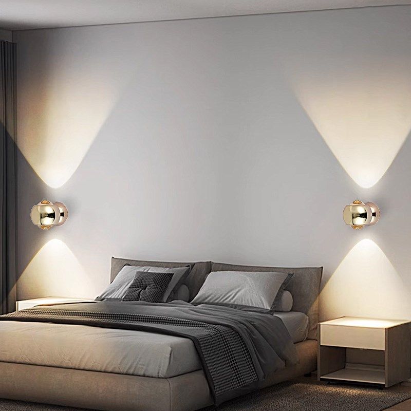 卧室床头客厅壁灯新款墙灯超亮楼梯聚光壁灯电视背景墙灯