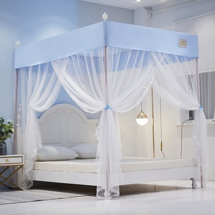 落地家用方便拆洗防尘顶布加厚加密宫廷15米床1 蚊帐202d1年新款