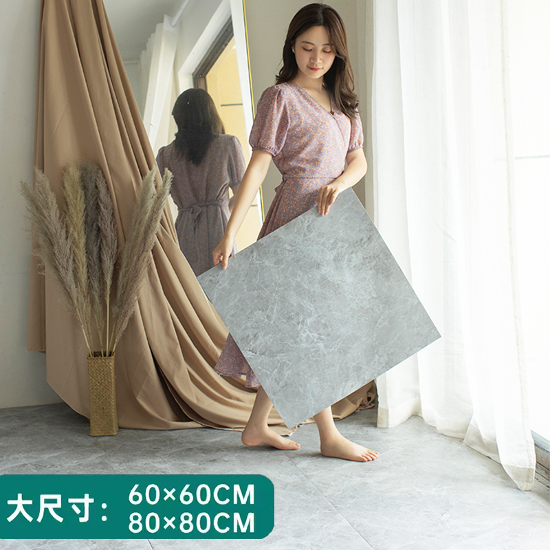 5平pc地板革加厚耐磨地板贴自粘地面水泥地直接铺地砖贴纸防滑