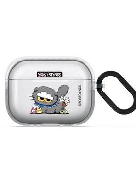 权志龙ZOA云猫系列耳机套适用于AirPods pro3代耳机保护套蓝猫AirPods4/3防摔保护无线蓝牙耳机套AirPods二代