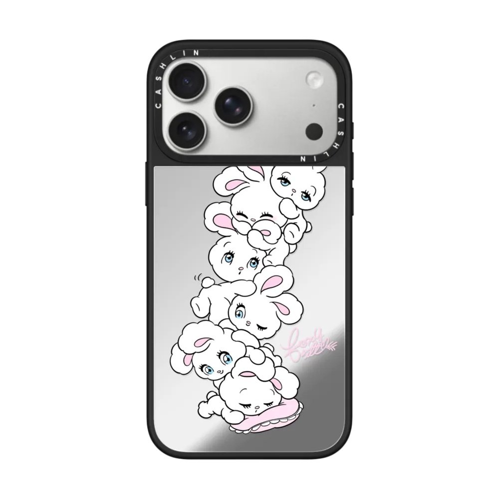 foxy illustrations兔兔苹果17Promax手机壳适用iPhone16Pro插画师15ProMax可爱兔兔14plus防摔保护套13少女