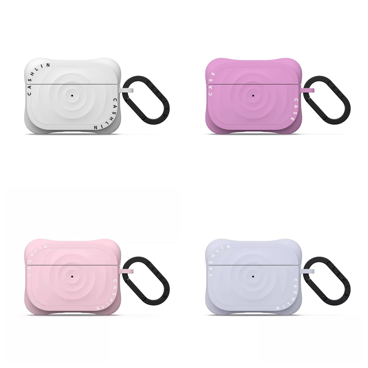 CASETI波纹耳机套AirPods Pro2二代保护套适用苹果无线蓝牙纯色简约波纹软硅胶AirPods4耳机壳AirPods3