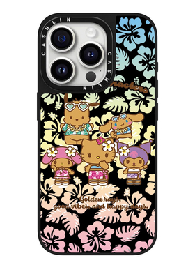 定制版夏日黑皮KT猫17Pro适用iPhone苹果17手机壳14promax/15/12保护壳16plus13promaxMagSafe磁吸