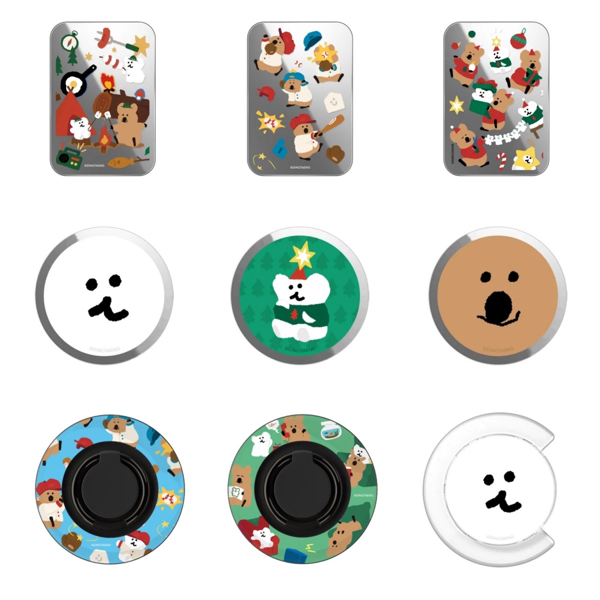 圣诞柿子椒熊MagSafe磁吸支架