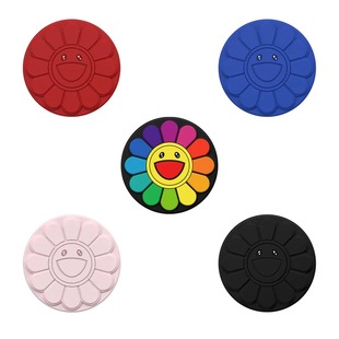 村上隆太阳花立体硅胶支架Magsafe磁吸简约折叠支架华强北代购