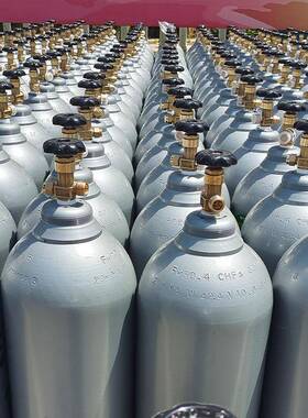 山东厂家40升三氟甲烷瓶甲烷气体运输钢瓶CHF3无缝钢瓶