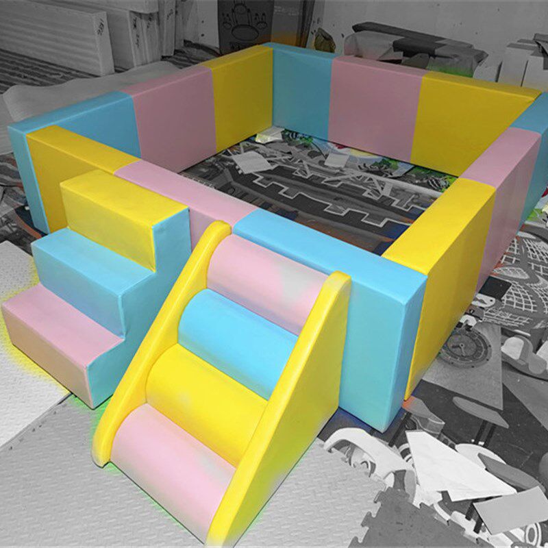 儿童波波球池决明子海沙池宝宝游戏防撞护栏幼儿园软包软体围栏