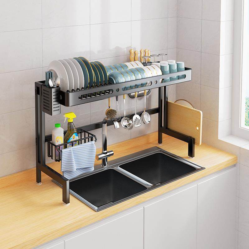 厨房水槽置物架台面沥水碗碟架碗盘收纳架水池上方可拆卸洗放碗架