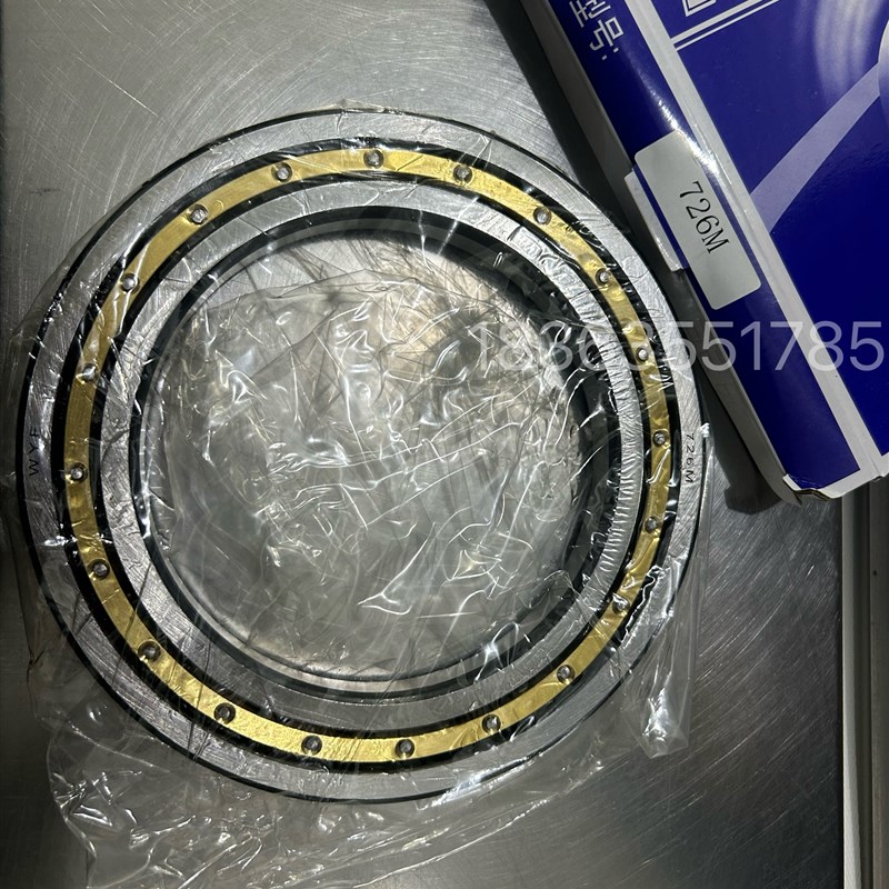瓦房店轴承机床薄壁磨床轴承726M 铜保持器130X190X19mm 轧机轴承