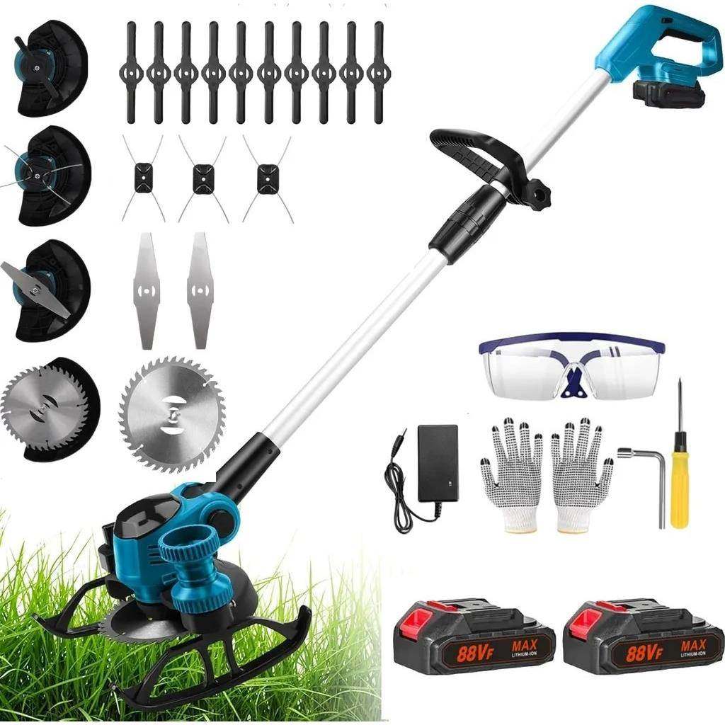 双折手持式电动折叠割草机长度可调用于18V的家庭园艺修剪工具