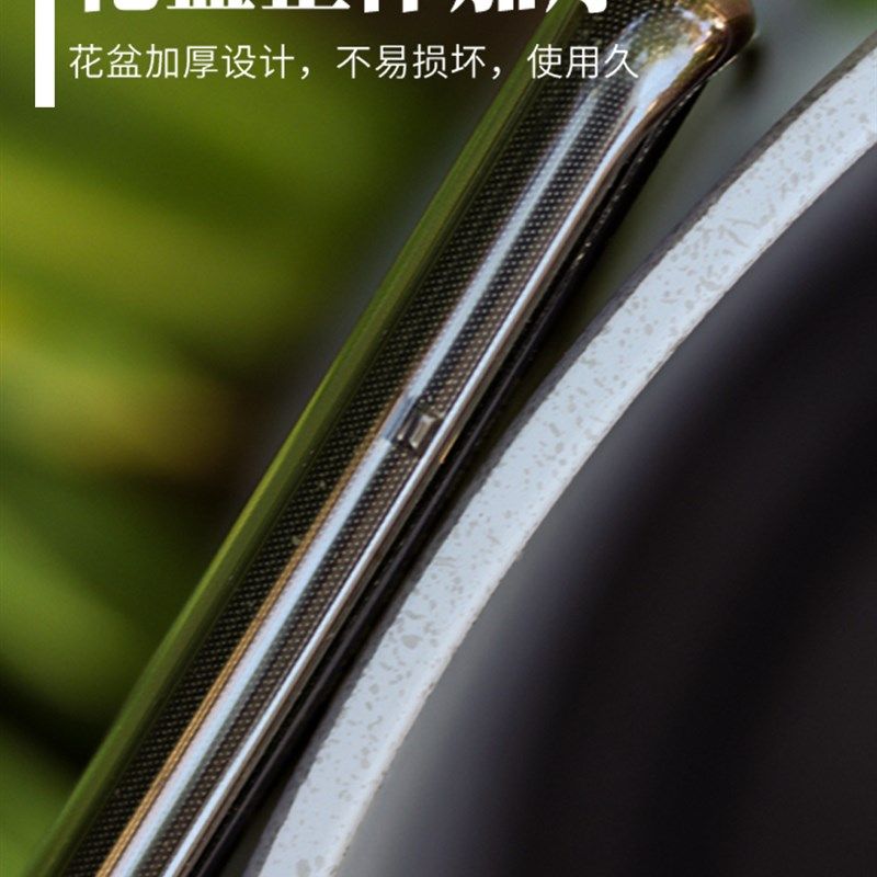 生长魔励 in仿水泥花盆圆形塑料花盆大号龟背竹散尾葵绿植盆栽盆