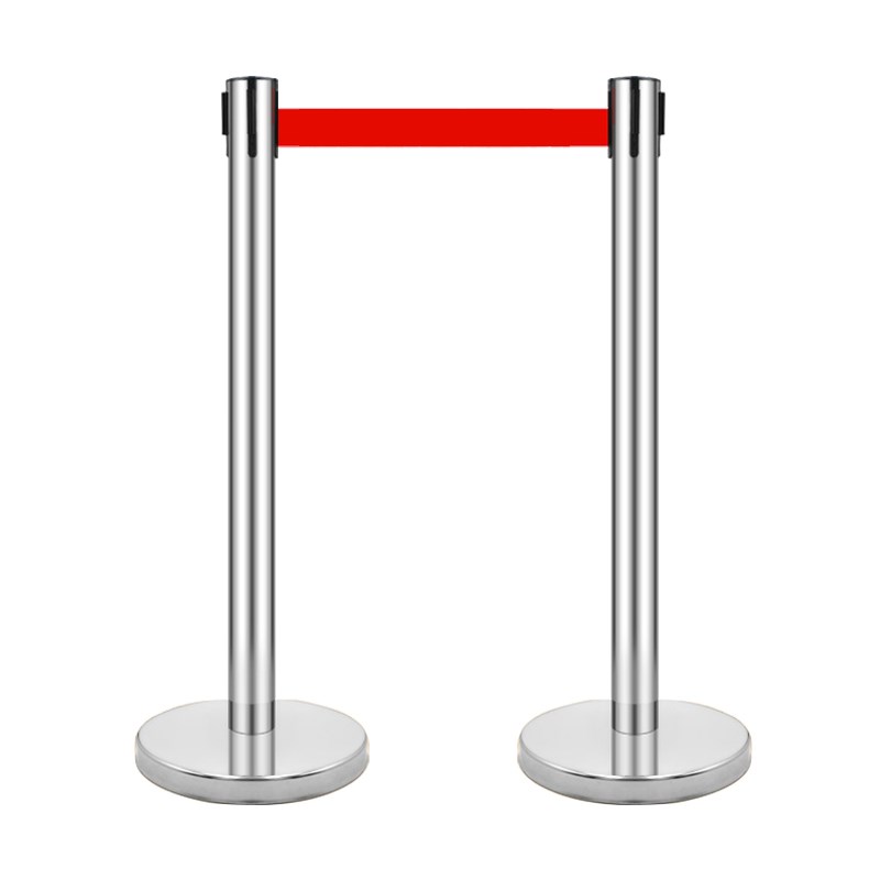 德国警戒线隔离带伸缩带栏杆排队护栏礼宾围栏安全隔离线桩警示柱