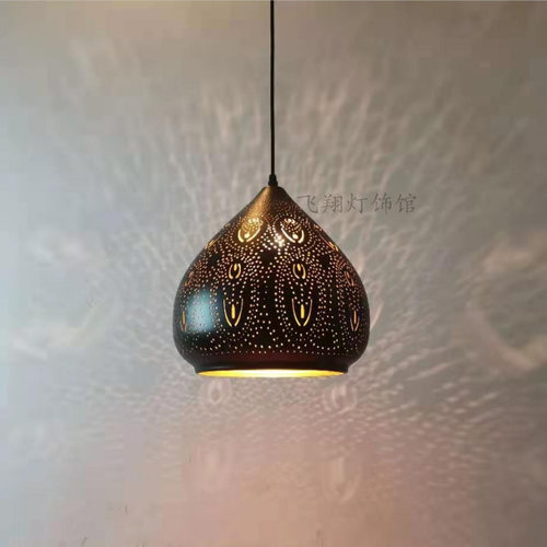 东南亚复古吊灯泰式阿拉伯风格会所酒吧台设计师装饰艺术灯具