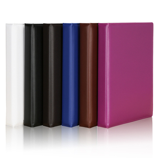 皮革文件夹三孔活页夹会议资料夹商务办公酒店服务指南夹定制