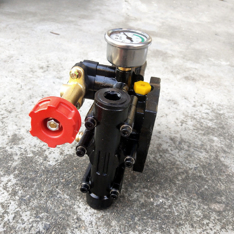 喷雾器隆迈缸柱塞泵泵头打药机水泵高压洗车自吸打药机LM