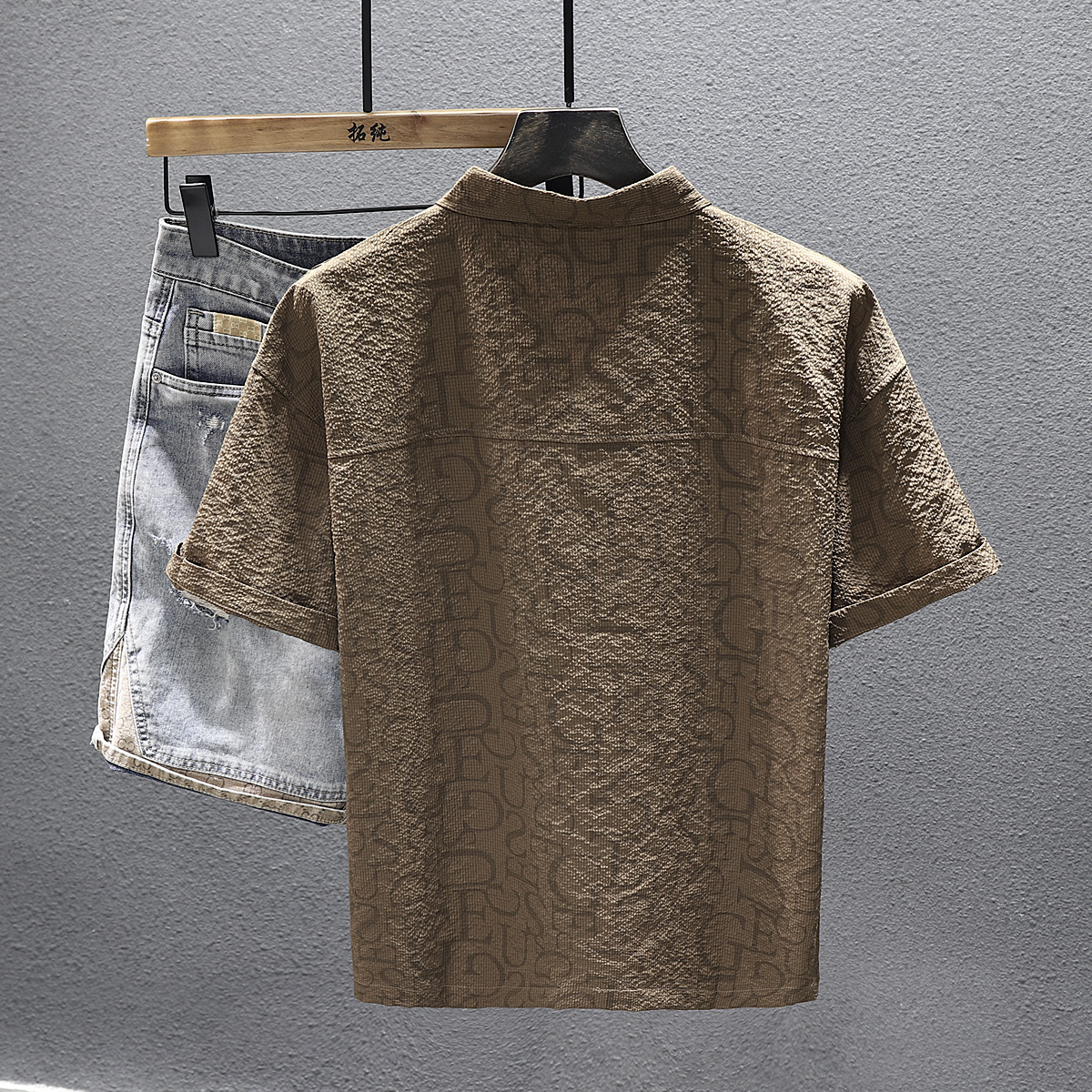 设计感男士短袖polo衫春