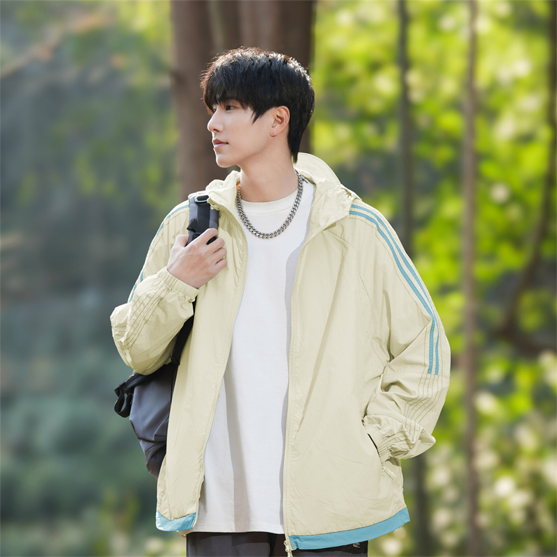 防晒衣男外套夏季薄款速干连帽防晒服女士防紫外线冰丝透气皮肤衣