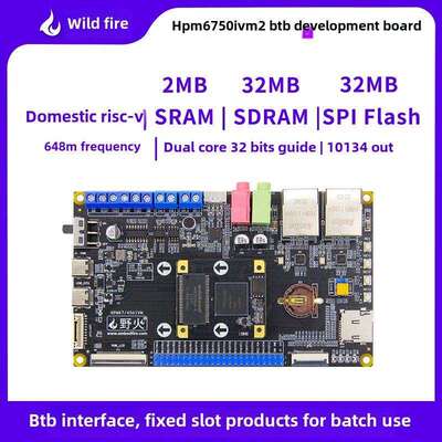 Wildfire Hpm6750开发板Btb接口比Arm开发板强上海咸娇演示板Risc