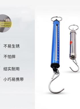 迷锈你弹簧秤不钢手提可携式管测子秤机gfj11779械计量工具挂秤秤