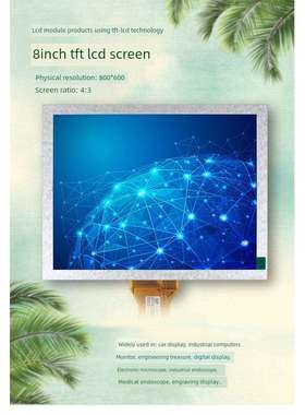 8英寸液晶屏工业控制显示器Ee080Na-06A Ej080Na-05B监控工业设备