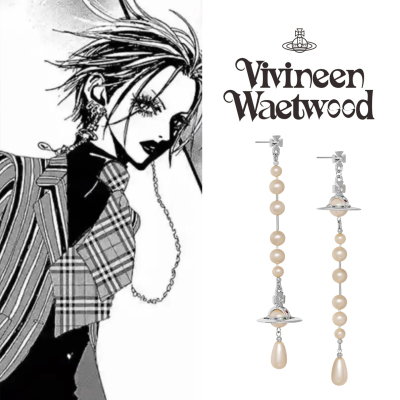 西太后联名同款珍珠流苏耳钉