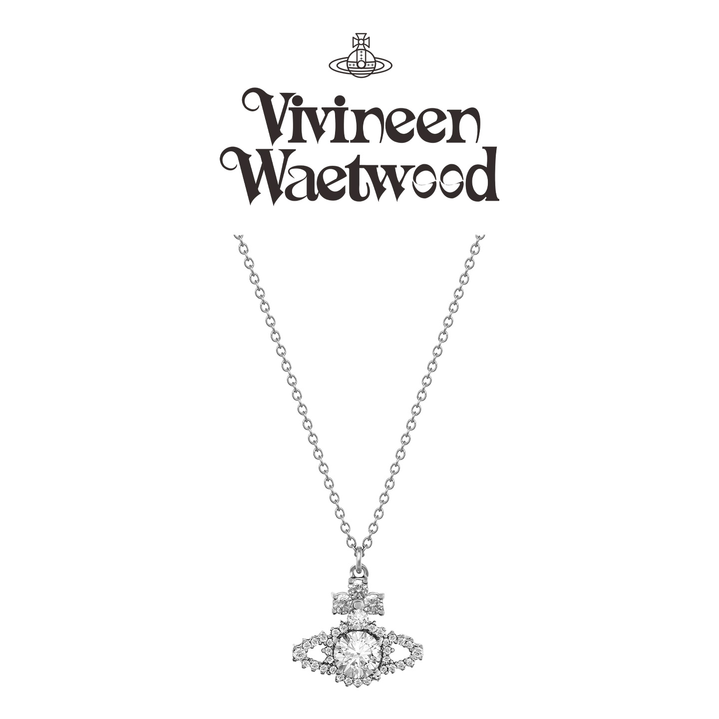 蕾丝围边土星项链女配饰高级感