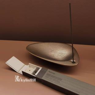 澳洲 Aesop 伊索 新款线香旅行露营香氛便携式清新空气黄铜插香器