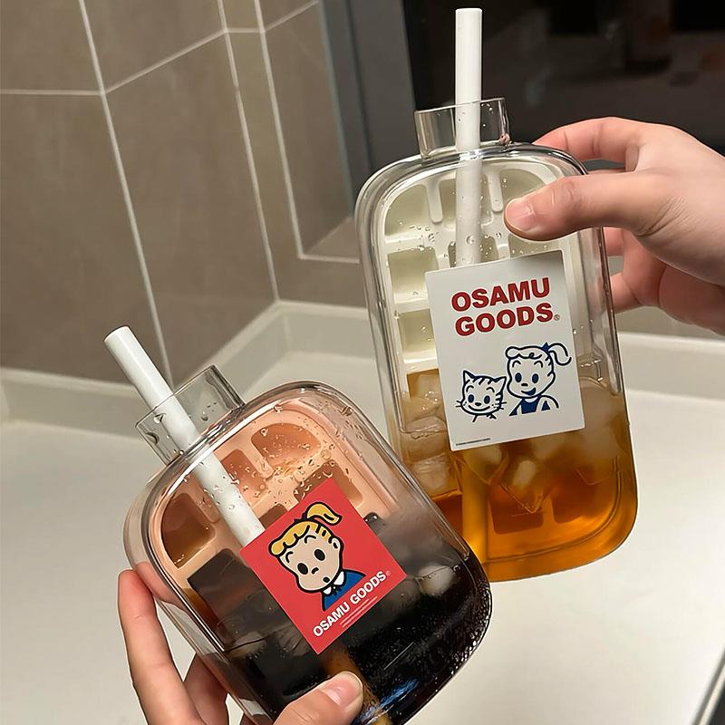 冰格水壶水杯冰块模具冻冰块神器按压式制冰盒储冰盒食品级随行杯