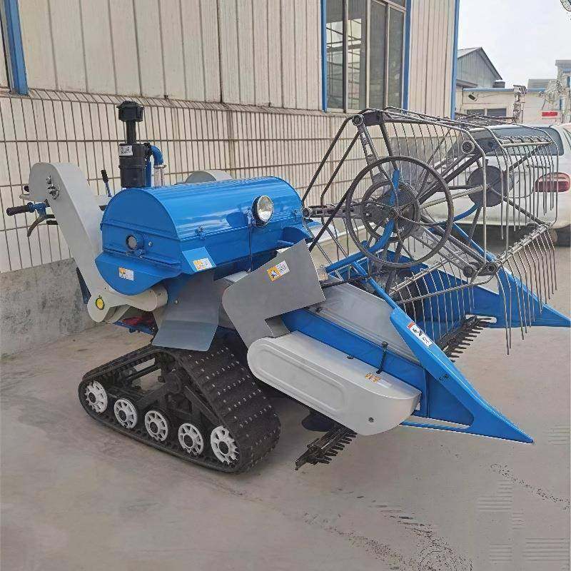 新款自走式水稻谷子履带联合收割机可脱粒装袋粉碎稻麦收割机,畜牧/养殖物资,特种养殖设备,淘宝优惠券,粉丝福利购,淘宝优惠卷