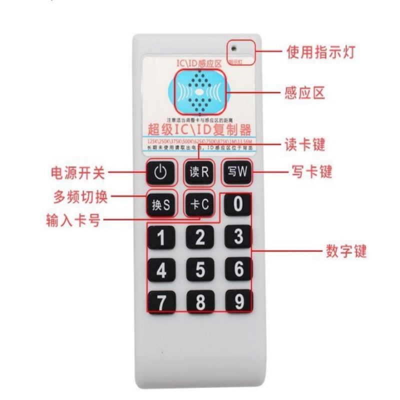 ID复制器读写器门禁读卡器ID卡社区物业电梯卡考勤卡05可配IC卡