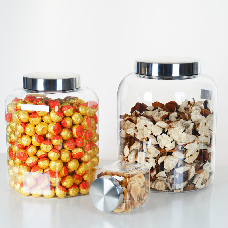 嘉宝陈皮储存罐保存放收藏带盖密封瓶非玻璃干货茶叶豆粮专用罐