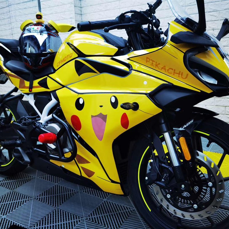 适用于春风250SR版画贴花贴纸贴膜版花拉花全车贴个性定制防水