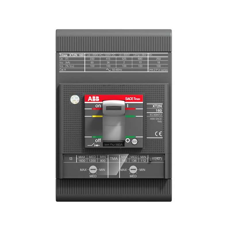 ABB 塑壳电动机保护断路器 XT2N160 MA32/192-448 FF 3P
