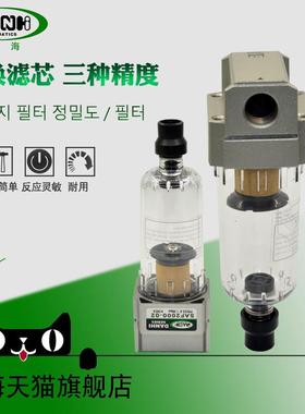 丹海DANHI韩国型SAF2000-02油水气水分离器自动排水空气过滤水器