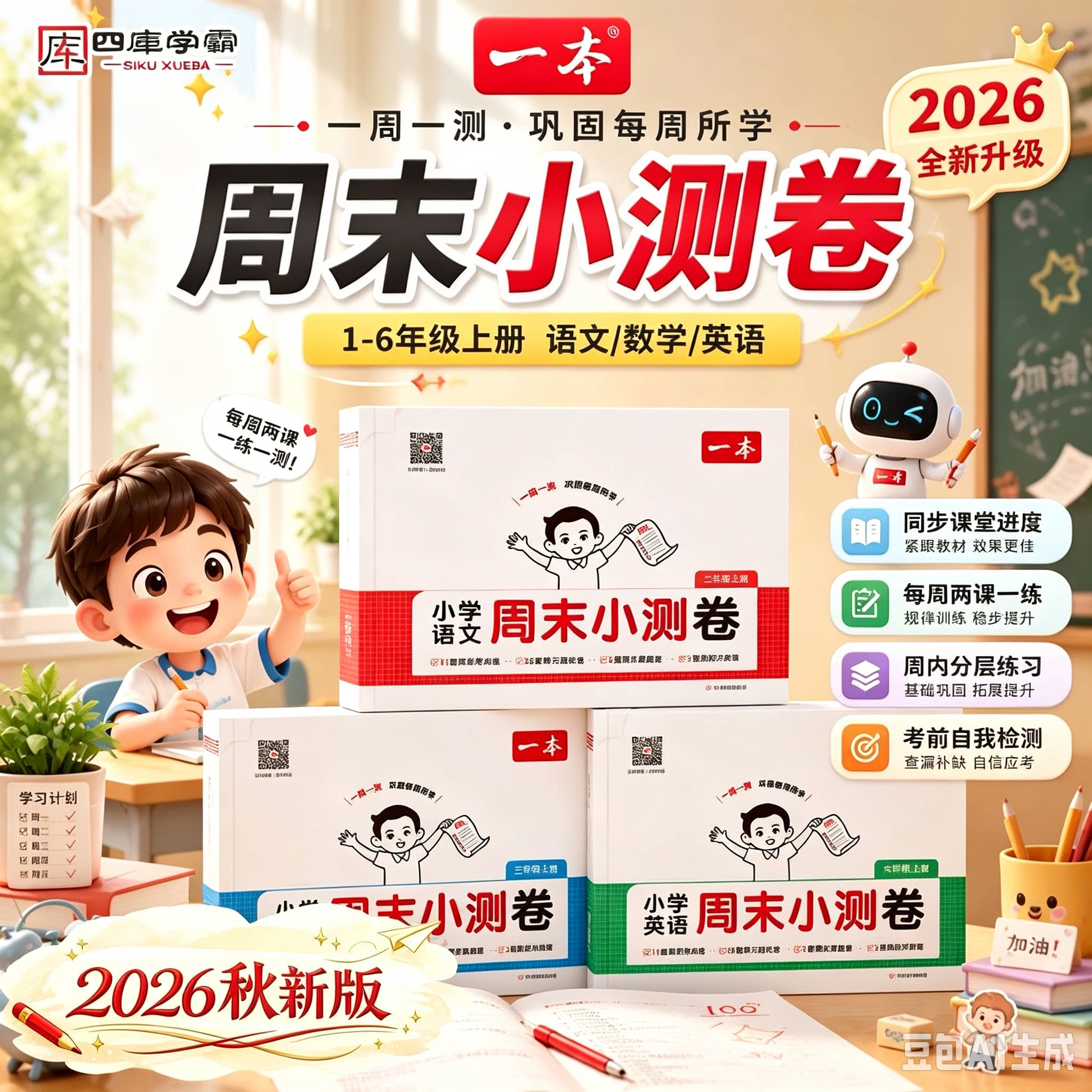 一本周末小测卷上册人教版