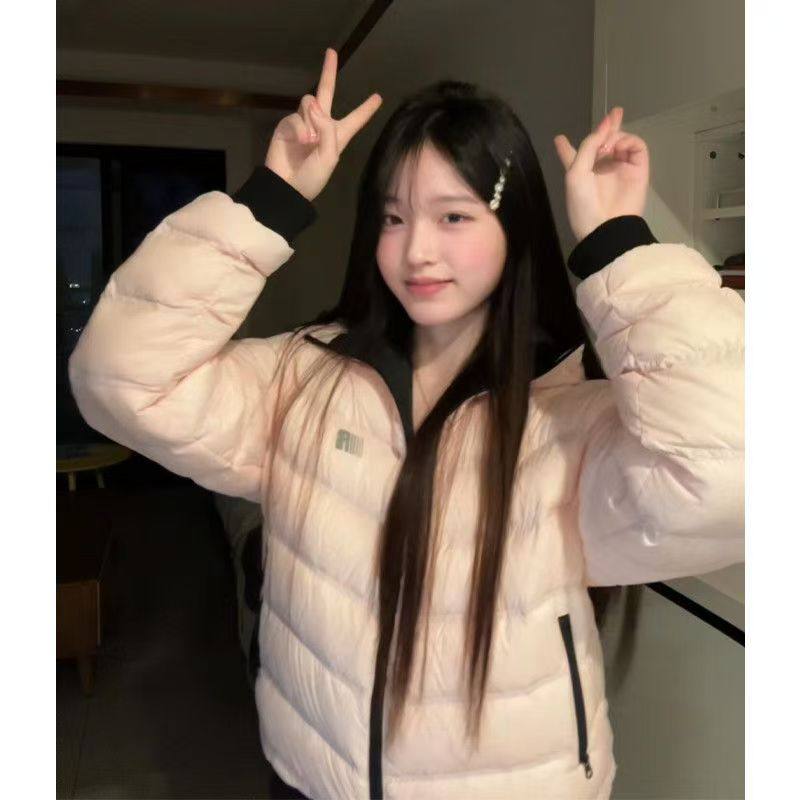 短款排骨棉服女2025冬季新款韩系百搭连帽棉袄保暖轻薄棉衣外套,女装/女士精品,棉衣/棉服,淘宝优惠券,粉丝福利购,淘宝优惠卷