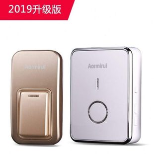超远距离穿墙智能老人呼叫器简易新款 专用门铃无线家用电池款 简约