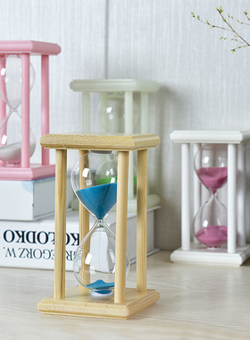 时间沙漏计时器3/15/30/60分钟礼物刷牙儿童防摔创意实用个性摆件