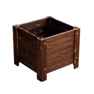 真圣诞树云杉树实木花箱阳台室内花箱户外庭院种植花盆长方形花槽