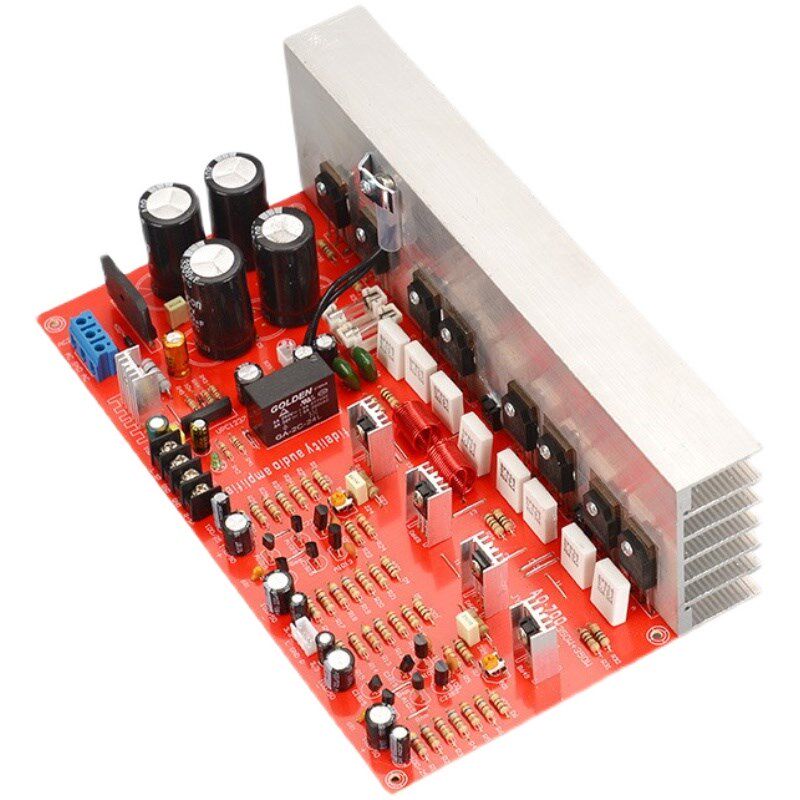 HIFI功放板AD700大功率350发烧纯后级8只场效应对管音响DIY改装板