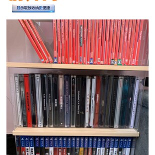 防尘实木CD架木质收纳创意展示架DVD光碟影片架光盘柜盒子唱片架