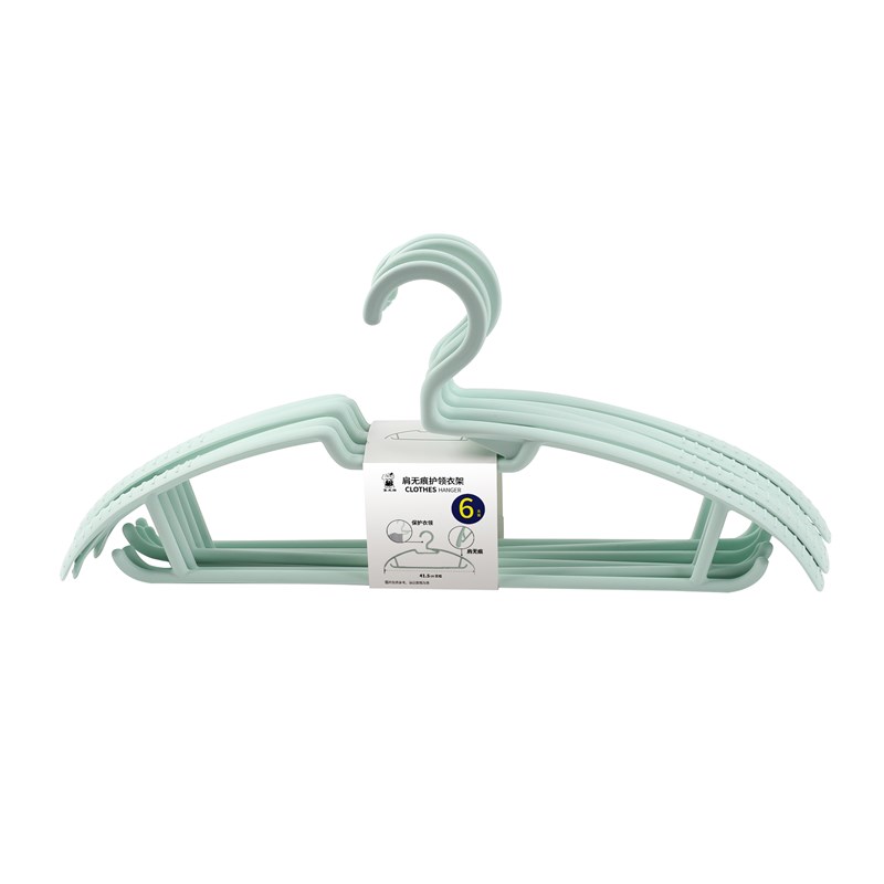 塑料衣架象太郎宽肩护领衣挂家用衣柜防滑不鼓包整理师收纳衣撑子